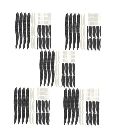 Abaodam 200 Pcs Simulated Maggot Prank Joke Toys Game Tossing Toys Live Wax Worms Party Toys April Fools Day Tricks Disgusting Maggot Models Party Prank Props Fake Soft Rubber Plastic