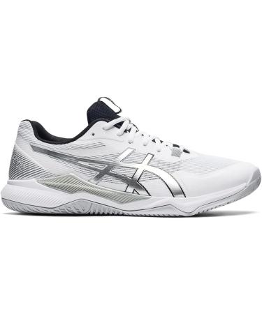 ASICS Men's Gel-Tactic 2 Volleyball Shoes - White/Pure Silver - Size 10 - Buy Online on GoSupps.com