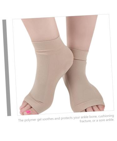 Healifty 2 Pairs Skate Ankle Sleeves - Ankle Support Brace & Tendon Support for Men & Women - Compression Foot Care Socks - Buy Online on GoSupps.com