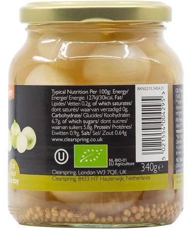 Clearspring Bio Kitchen Organic/Demeter Silverskin Onions - Sweet & Sour (Pickled) - Buy Online on GoSupps.com