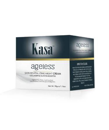 KASA Anti-Wrinkle Night Cream with Collagen & Elastin Booster | 50g - Rejuvenate Your Skin Internationally - Buy Online on GoSupps.com
