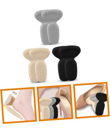 FOMIYES High Heels Cushion Inserts - 3 Pairs Half Size Pad Adhesive Heel Pads Comfortable Foot Cushions for Women Assorted Colors - Ideal Height Insoles - Buy Online on GoSupps.com
