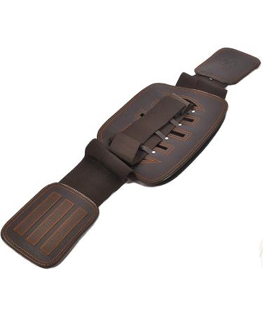 Premium Leather Lumbar Support Cushion | Back Pain Relief for Herniated Discs - Breathable Waist Belt for Men & Women - Buy Online on GoSupps.com