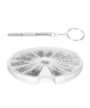 Healeved 1 set screw nuts watch bracelet pipe watch bracelet made of stainless steel glasses repair set bracelet hose remove the bracelet miniature kits heavy tool metal