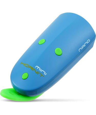 Mini Nano Kids Bike & Scooter Horn - 15 Sound Effects, 3 Light Settings - Blue/Green - Buy Online on GoSupps.com