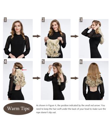 YAMEL Invisible Human Hair Extensions - Natural Black 51 cm | Premium Fish Line Hair Extensions for Full Volume - Buy Online on GoSupps.com