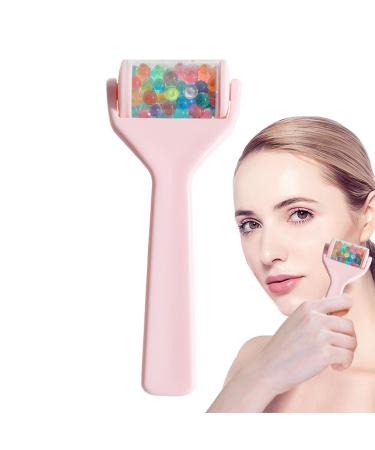 Besreey Ice Face Roller Ice Facial Roller for Eyes | Colorful Ice Facial Roller for Face Eyes Womens Face Massager Roller for Daily Face Skincare Pink