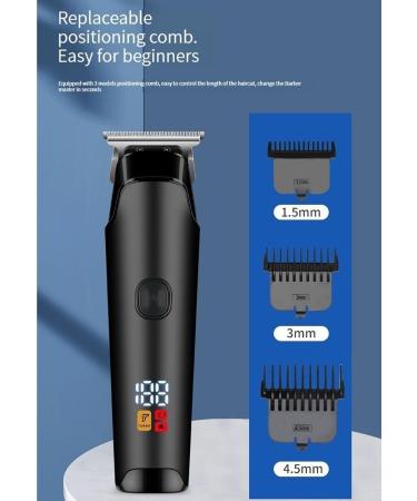 Pro Hair Clipper - 2000mAh Digital Barber Clipping Tool for Salon & Home Use | Oil Head Shaving & Engraving | International Shipping Available - Buy Online on GoSupps.com