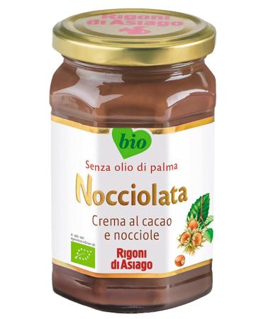 Rigoni di Asiago Nocciolata Organic Spread, Hazelnut with Cocoa and Milk, 9.52 Ounce (Pack of 6)
