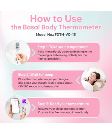 Digital Basal Body Thermometer for Ovulation Tracking | Easy Home Accurate BBT with Large LCD Display | High Precision Oral Thermometer - EBT-013 - Buy Online on GoSupps.com