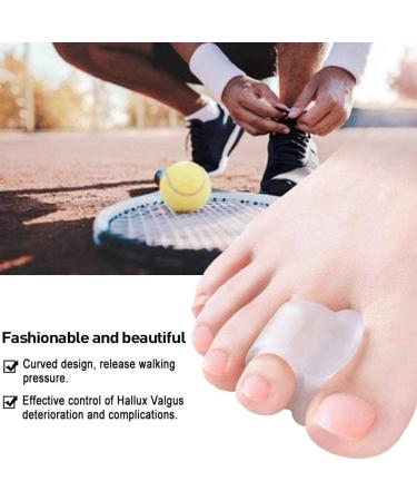 Toe Spreader for Big Toes - Gel Stretcher & Silicone Caps for Hallux Valgus Correction | Pack of 4 - Buy Online on GoSupps.com