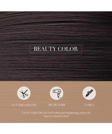 Dark Brown Shoulder Length Bob Wig for Women | Hand-Tied Heat Resistant Hairline | Natural Middle Part | 12inch - Buy Online on GoSupps.com