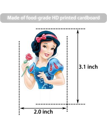 Princess Cupcake Toppers - 30 Count Birthday Cake Decorations & Party Supplies by BEST HOPE - Buy Online on GoSupps.com