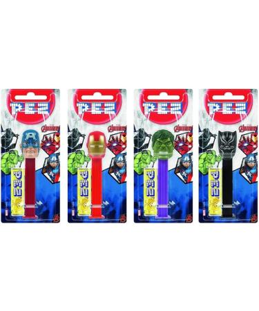 PEZ Box of 12 Avengers Licensed Pez Dispensers + Candy Refill 110 g - Buy Online on GoSupps.com