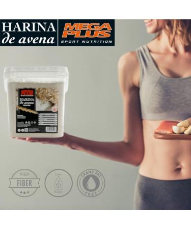  Mega Plus Mega Plus Oatmeal 2 kg: Sustainable Energy and Complete Nutrition for Athletes with Carbohydrates Proteins and Essential Vitamins No Added Sugar 6 Flavours (Maria Cookie) - Buy Online on GoSupps.com