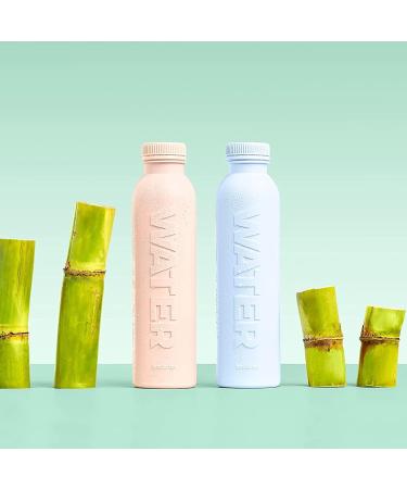 Champagne Pink Reusable Water Bottle | English Still Spring Water 500ml | BPA-Free Eco-Friendly Plant-Based Bottle - Buy Online on GoSupps.com