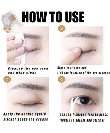 Miralift Eyelid Palp Lifter Eyelid Lift - Invisible Eyelid Lifter Strips Kit Self-Adhesive Invisible Double Eyelid Tape with Fork Rods for Hooded Droopy Uneven Mono-eyelids S-set - Buy Online on GoSupps.com