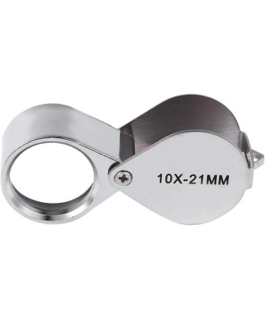 Plauauyt Jewellers Jewelry Loupe Magnifier Eye Magnifying Glass 10x 21mm - Buy Online on GoSupps.com