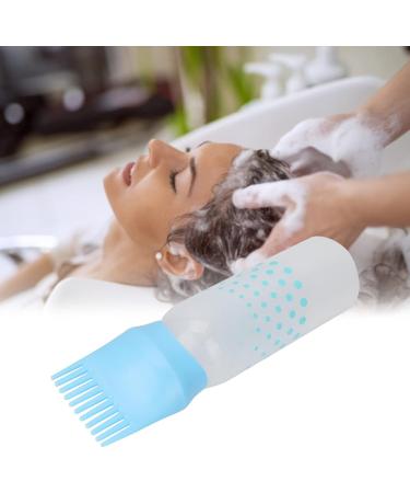 ZJchao Refillable Shampoo Applicator Bottle with Tooth Comb Plastic Reusable Easy to Squeeze More Convenient and Quick to Use for Filling Hair Dye Conditioner Shampoo - Buy Online on GoSupps.com