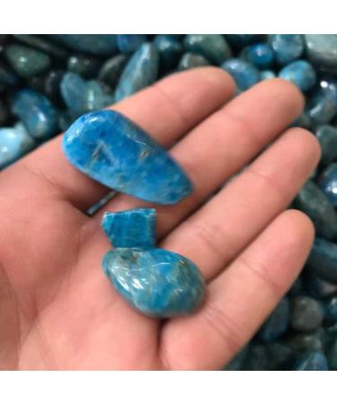 100g Rough Natural Crystal Quartz Gravel Stone Polished raw Blue Apatite Quartz Tumbled Gemstone for Ornaments Gifts Natural Stones and Minerals - Buy Online on GoSupps.com