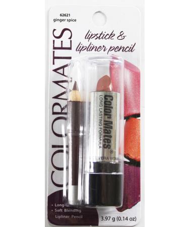 Color Mates Lipstick with Lipliner Pencil  62621 Ginger Spice