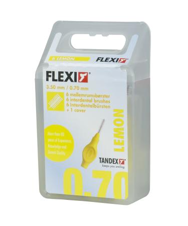 Tandex Flexi Interdental Brushes yellow fine 6 pieces