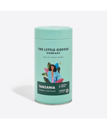 The Little Coffee Company Tanzania Medium Roast Ground Coffee Tin Flavourful Aroma Made from 100% Arabica Beans - Buy Online on GoSupps.com