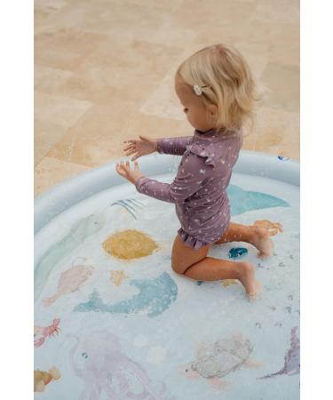 Little Dutch Swim Shorts with Ruffles - UV Protection UPF 50+ - Mauve Blossom Size 86/92 - International Shipping - Buy Online on GoSupps.com