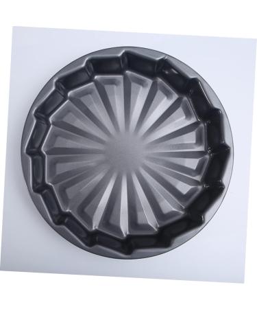 Zerodeko 1pc Carbon Steel Baking Pan Cake Mold Metal Id Tags Cake Baking Pan Flat Black Cake Pan Carbon Steel Cake Pan Household Baking Pan Bakeware Pan Nonstick Baking Mold Round Windmill - Buy Online on GoSupps.com