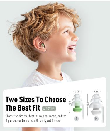 Kids Ear Plugs for Ear Pressure Relief - Soft Reusable Noise Reduction for Flying - 2 Pairs Essential Kids Travel Gear | Jolly Jots - Buy Online on GoSupps.com
