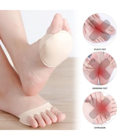 6 Pairs Honeycomb Forefoot Pads & 2 Pairs Sponge Heel Pads - Metatarsal & Toe Pads for Outdoor Running & Foot Pain Relief - Buy Online on GoSupps.com