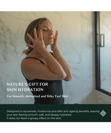 Natural & Organic Body Lotion for Women | Smooth Hydrate & Revitalize Dry Sensitive Skin - With Helichrysum Italicum Bukuchiol & Coenzyme Q10 - Buy Online on GoSupps.com