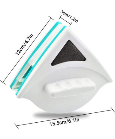 1pc Magnetic Window Cleaner Double Sided Cleaning Brush Tools For High-rise Home Glass Windows Brush Wiper Cleaning Tools - Buy Online on GoSupps.com