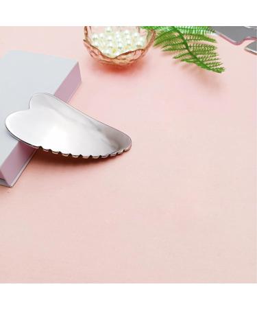 304 Stainless Steel Gua Sha Facial Tool - Heart-Shaped Skin Care Perfect for Face Eyes & Body - Spa Quality Beauty Gift - Buy Online on GoSupps.com