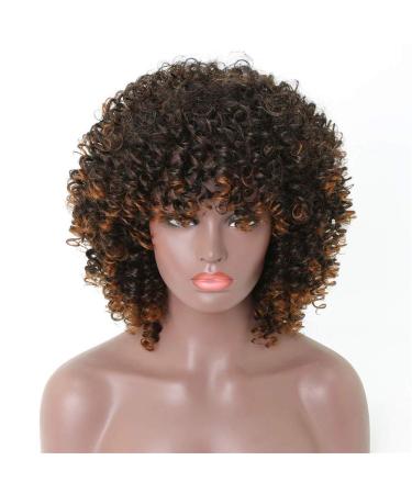 Shop 14-Inch Front Pointed Curly Real Hair Wig | Bandless Baby Hair 150% Density Heat-Resistant Synthetic for Women - International Shipping Available - Buy Online on GoSupps.com