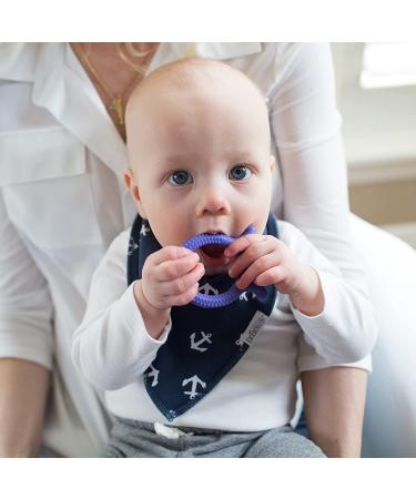 Dr. Brown's Flexees Friends Silicone Teether Purple Octopus - 3 Pack Pink White - BPA Free - 3m - Buy Online on GoSupps.com