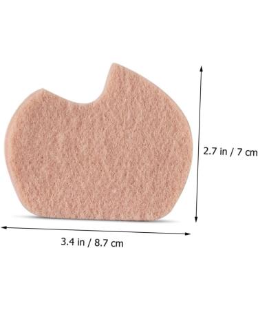 FOMIYES 30 Pairs Forefoot Pad Shoe Inserts Women's Heel & Forefoot Cushions Adhesive & Reusable Wool Felt Miss Five Toes Protector - Buy Online on GoSupps.com
