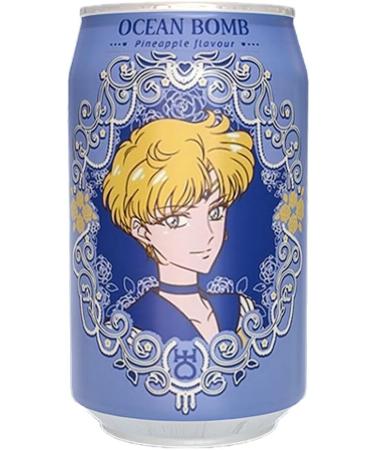 Sailor Moon & Y.H.B Ocean Bomb Sparkling Water Soft Drink Full Set 10 Flavours Collection (10 Cans Set) - Buy Online on GoSupps.com