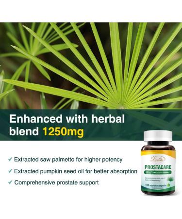 LOVITA Prostate Health 8 in 1 Exclusive Prostate Supplements for Men with Saw Palmetto 500mg Stinging Nettle Lycopene for Normal Urination Frequency 180 Veggie Capsules (Pack of 3) 540 Count (Pack of 1) - Buy Online on GoSupps.com