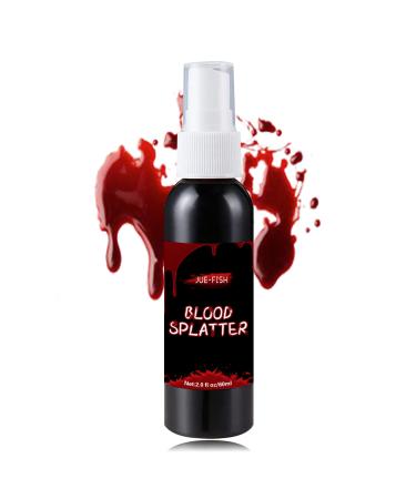 Fake Blood Makeup Washable Fake Blood Spray Realistic Effects Fake Blood For Clothes Halloween Makeup Kit Vampire Zombie SFX Makeup Cosplay Costume Accessories