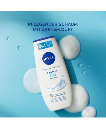 NIVEA Creme Soft Shower Gel 250ml - Moisturizing Body Wash New Version International Shipping - Buy Online on GoSupps.com