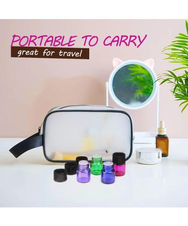 Wresty 1ml Gift Package Glass Vials - 100-Pack Mini Essential Oil Bottles with Labels & Droppers for Perfect Samples - Buy Online on GoSupps.com