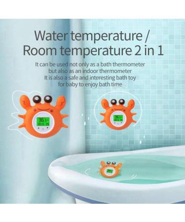 Digital Baby Bath Thermometer - LED Water Temperature & Room Gauge with Temperature Warning - Infant Bath Toy - Buy Online on GoSupps.com
