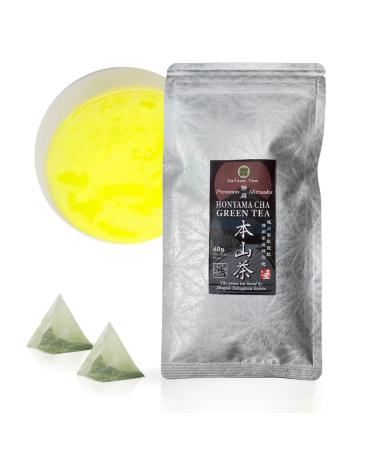 Daisan Tea Honyama Sencha Japanese Green Tea Premium Tea | Harvest 2024 Ryoku-Cha from Shizuoka Japan New to Europe (60g (5g x 12bags))