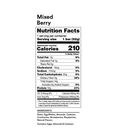 RXBAR Best Seller Variety Pack - 12 Gluten-Free High Protein Bars (1.83 oz each) - Buy Online on GoSupps.com