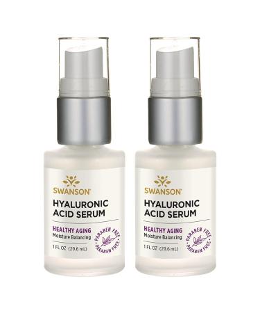 Swanson Hyaluronic Acid Serum 1 fl oz Serum 2 Pack