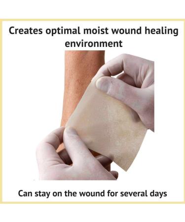 Shop Tulle Dressing with 40% Medical Grade Honey - Flexible Adhesive Bandages for Sensitive Wounds | 4"x4" Box of 10 - Buy Online on GoSupps.com