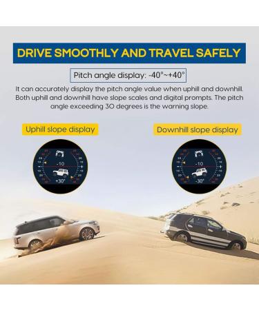 Wosieue X95 Head-Up Display HUD GPS Vehicle Speed Display Inclinometer Universal Durable - Buy Online on GoSupps.com