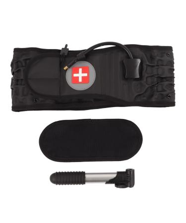 Decompression Belts | Inflatable Lumbar Support for Back Pain Relief | Comfortable All-Day Wear - Buy L Black-Silver Air Pump - Buy Online on GoSupps.com