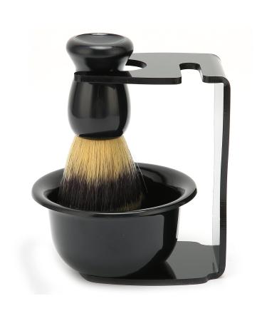 Shaving brush set non-piercing face soft brush hair razor shell nylon brush hair shell with a large capacity for father's day gifts for men for the birthday present